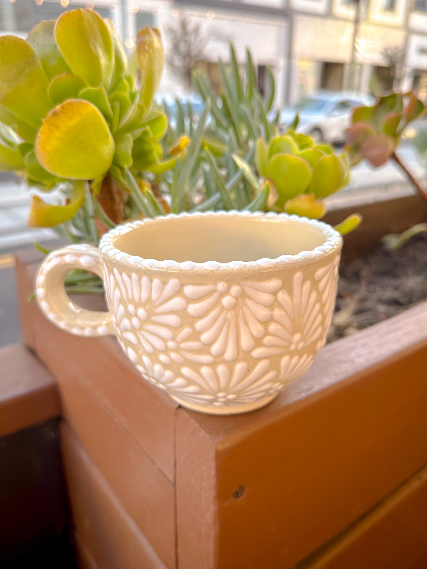 Talavera Large Regular Mug (White)