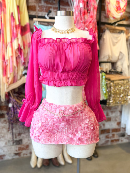 Pretty Spoiled Top (Pink)