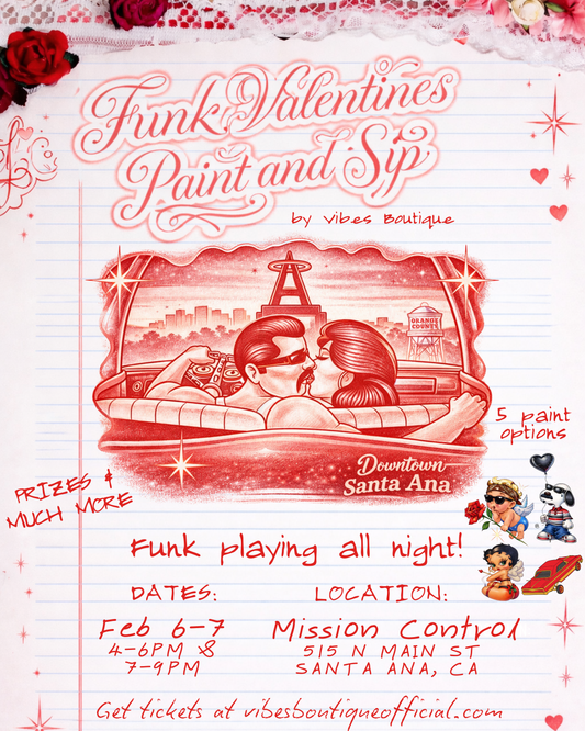 Funk Valentines Paint & Sip (Feb 6-7) @ Mission Control