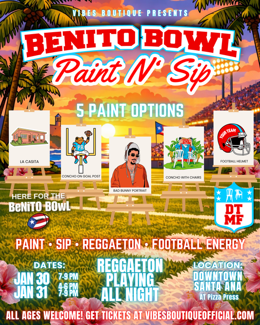 Bad Bunny Paint & Sip (Jan 30-31) @ Pizza Press