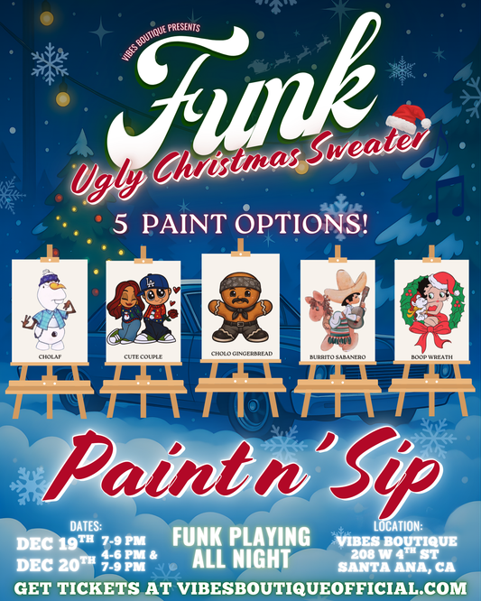 Funk Christmas Paint & Sip (Nov 19-20)