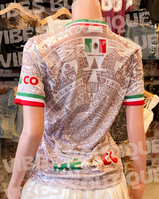 Beige Virgen Mexico Jersey