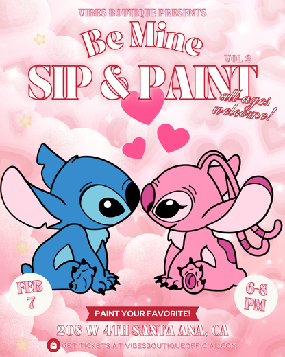 Be Mine Sip & Paint (Feb 7-9)