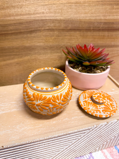 Talavera Sugar Bowl (Orange)