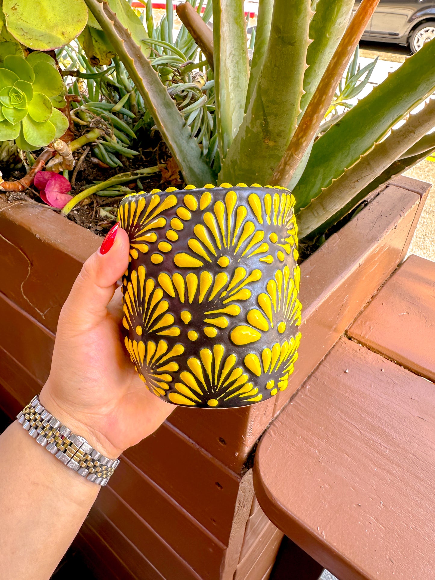 Talavera Cup (No Handle) (Yellow)