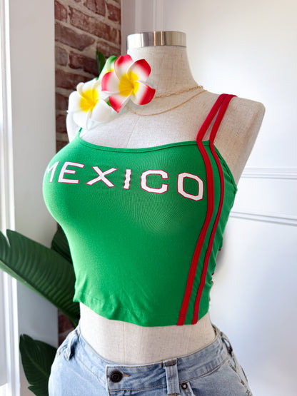Mexico Double red strap top