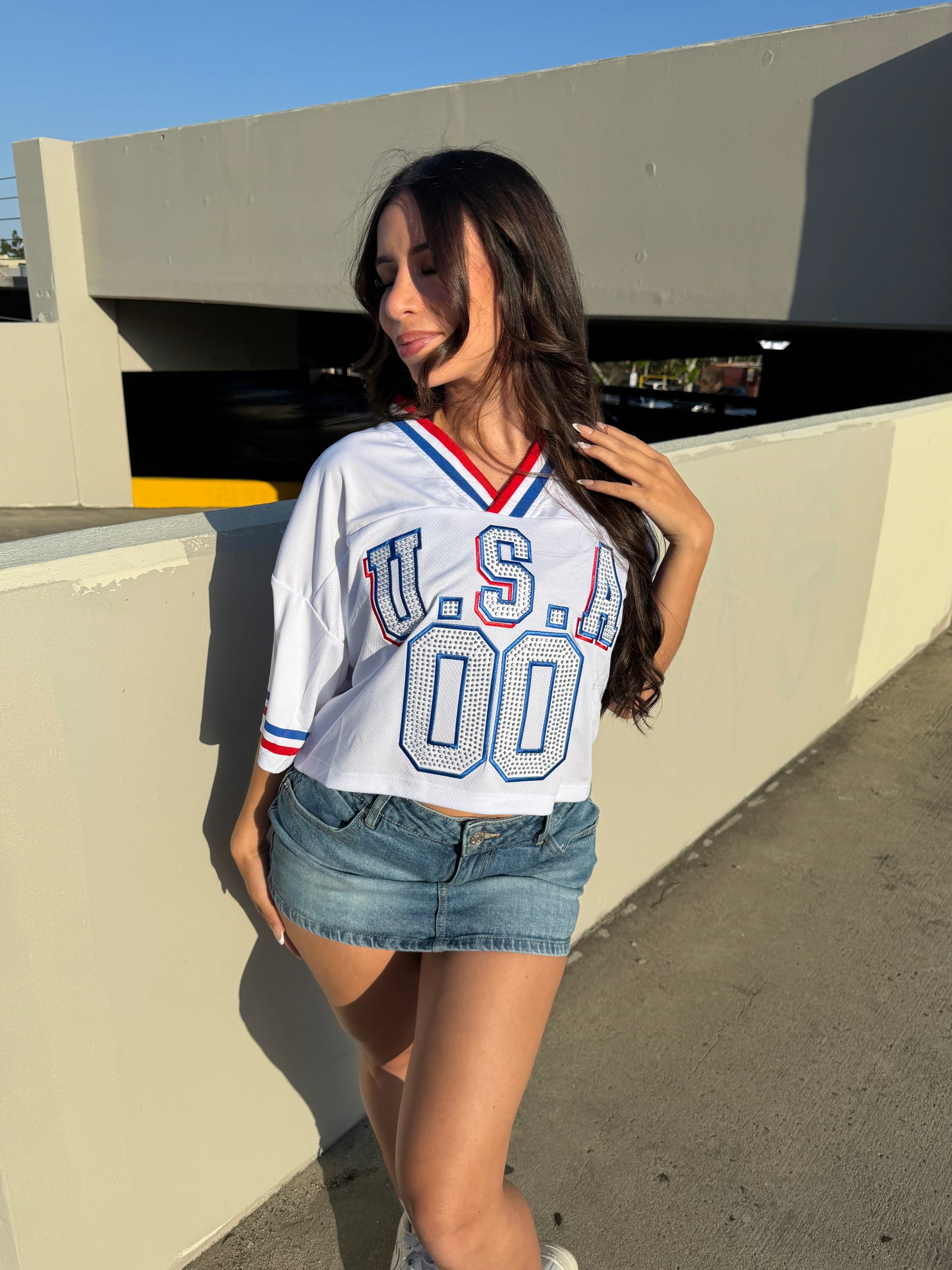 Bling USA Jersey (White)