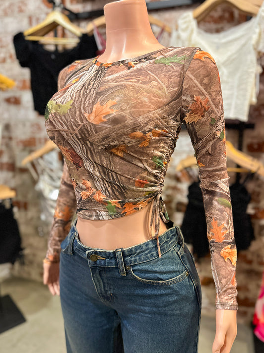 Camo Mesh long Sleeve