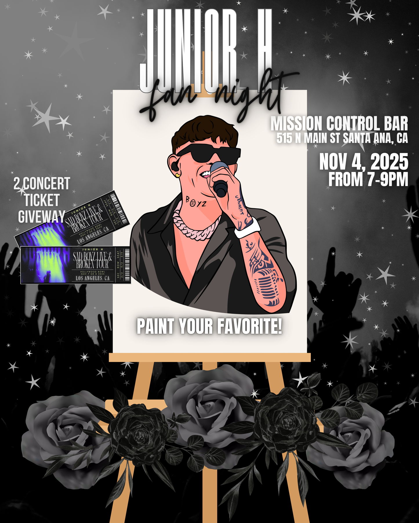 Junior H Fan Night Paint & Sip (Nov 4th)