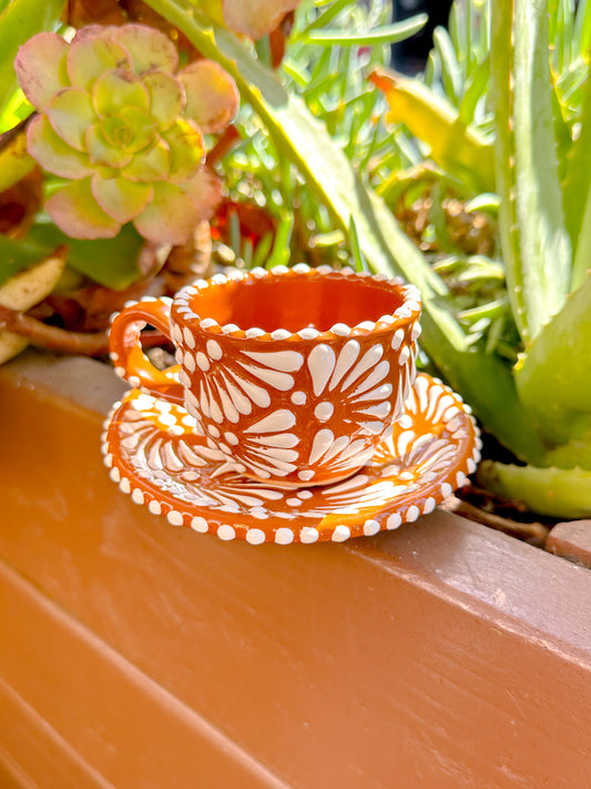 Talavera Mini Americano Set (Brown)