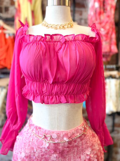 Pretty Spoiled Top (Pink)