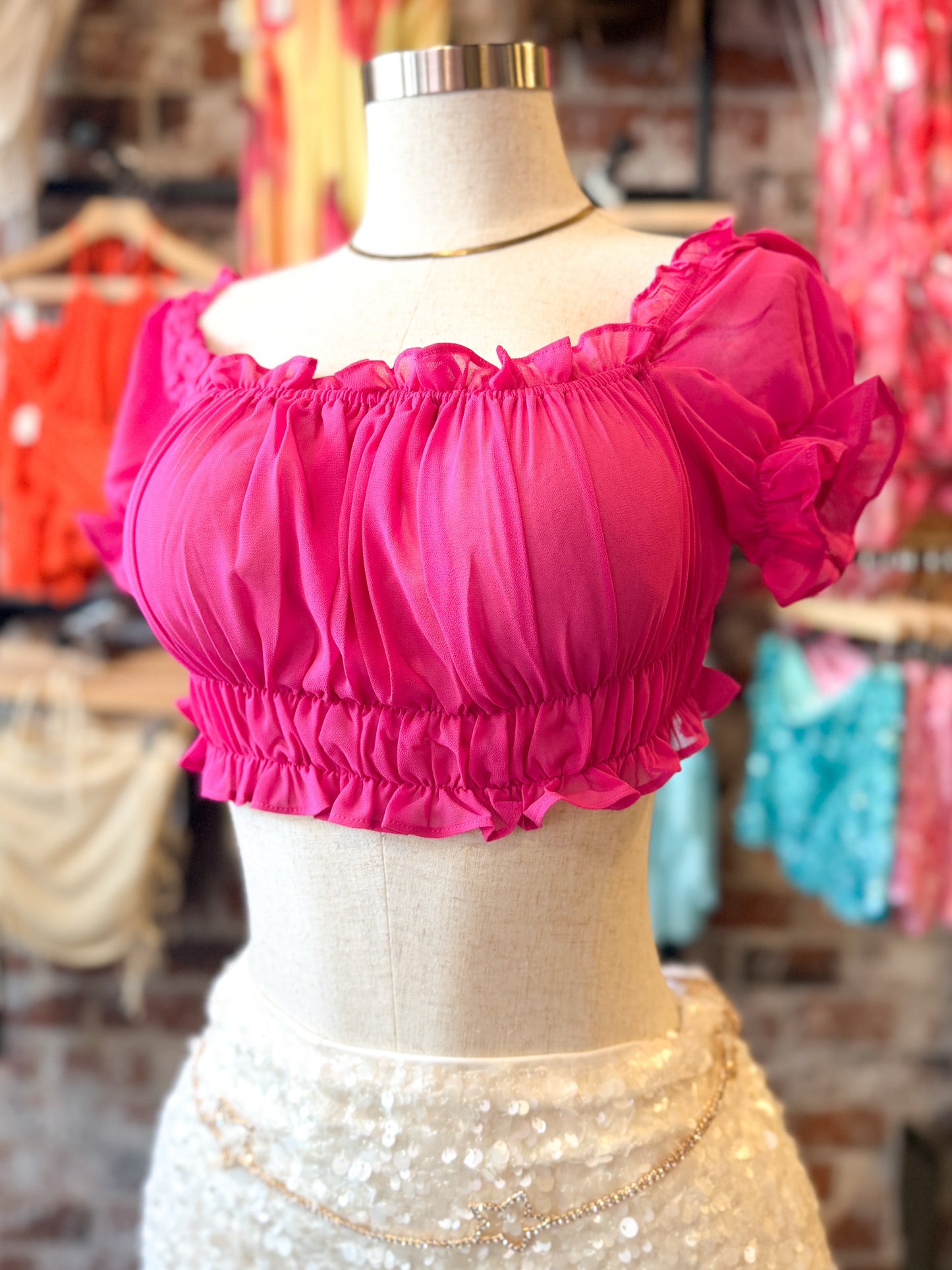 Brunch & Boujee Top (Pink)