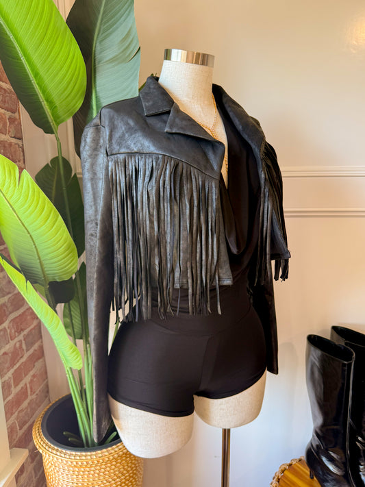 Jacket Fringe (Black)