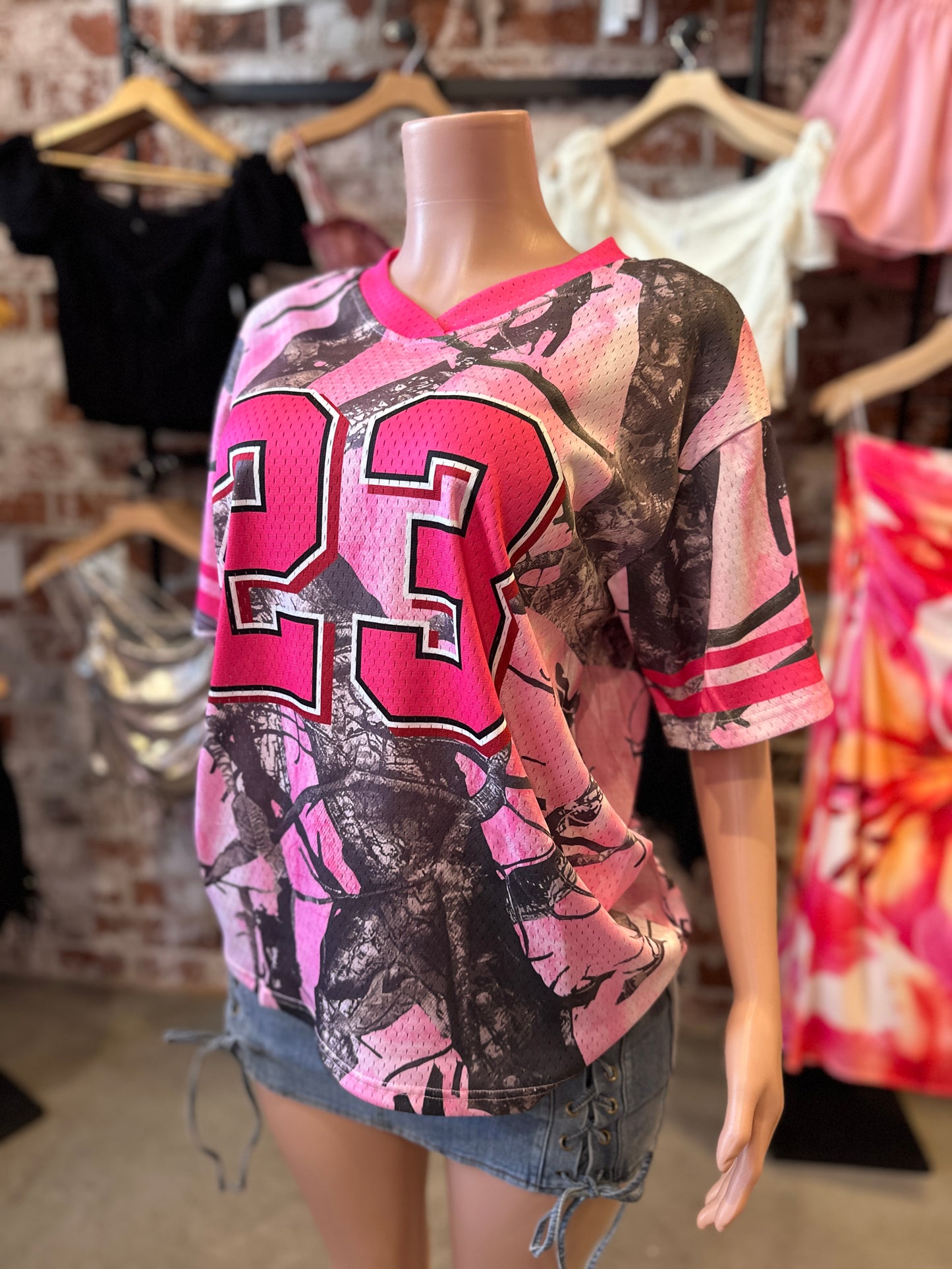 Camo Pink Jersey