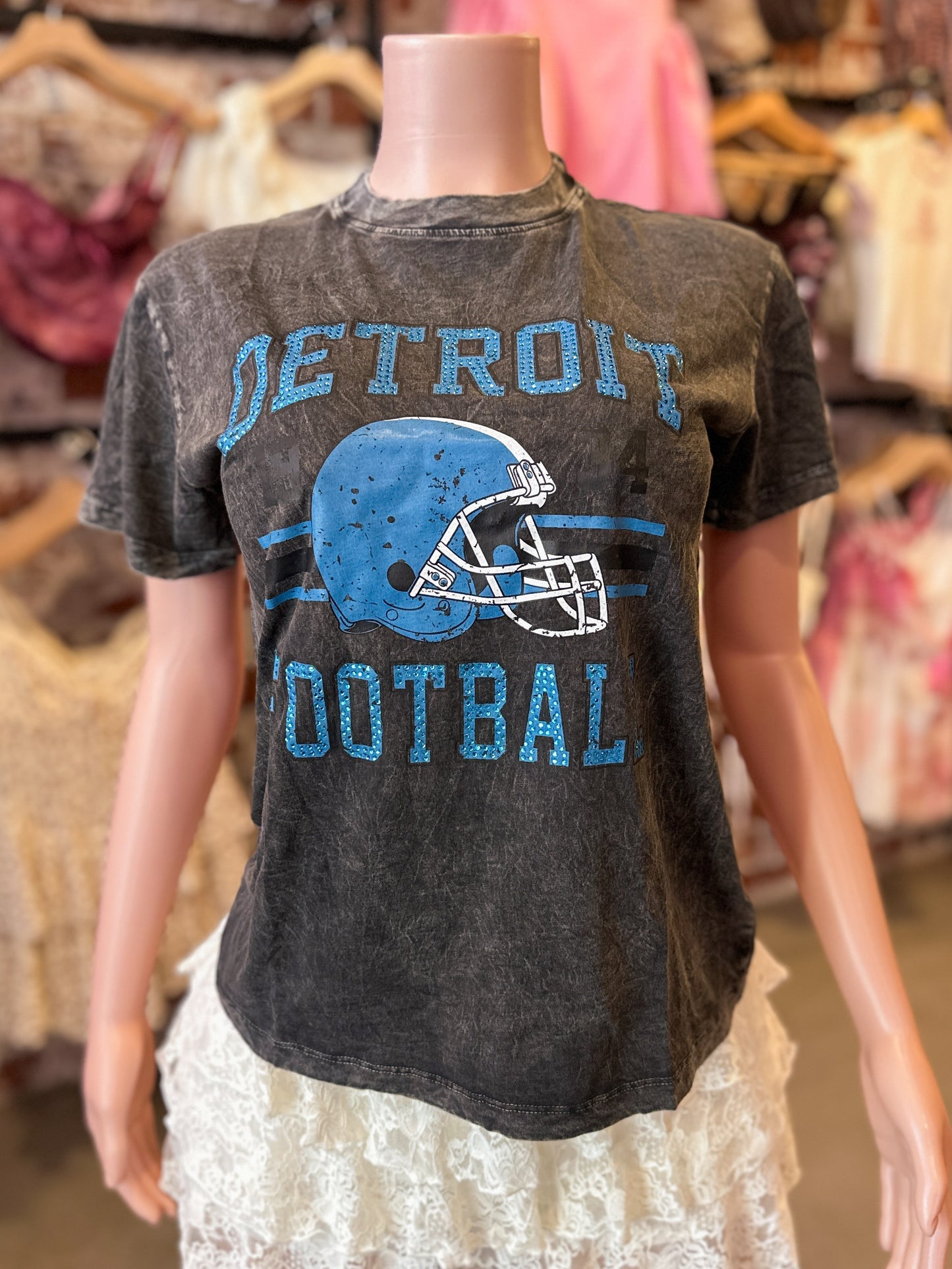 Detroit Football Oversized Top