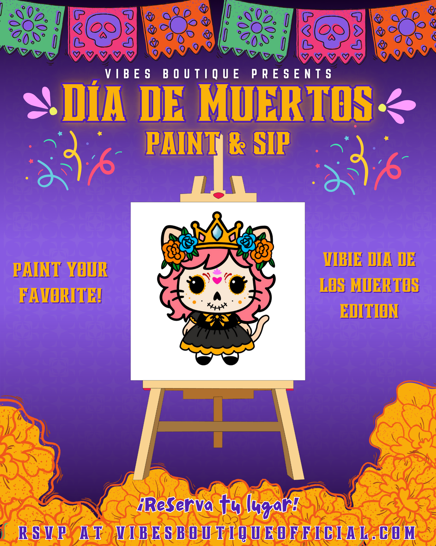 Dia de los Muerts Paint & Sip (Nov 1 & 2)