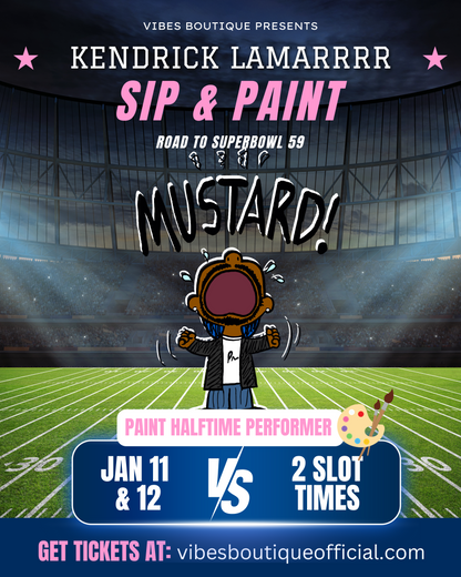 Super Bowl Sip & Paint (DRINK INCLUDED)