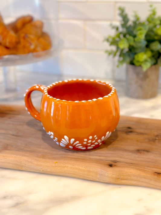 Talavera Large Pumpkin Mug