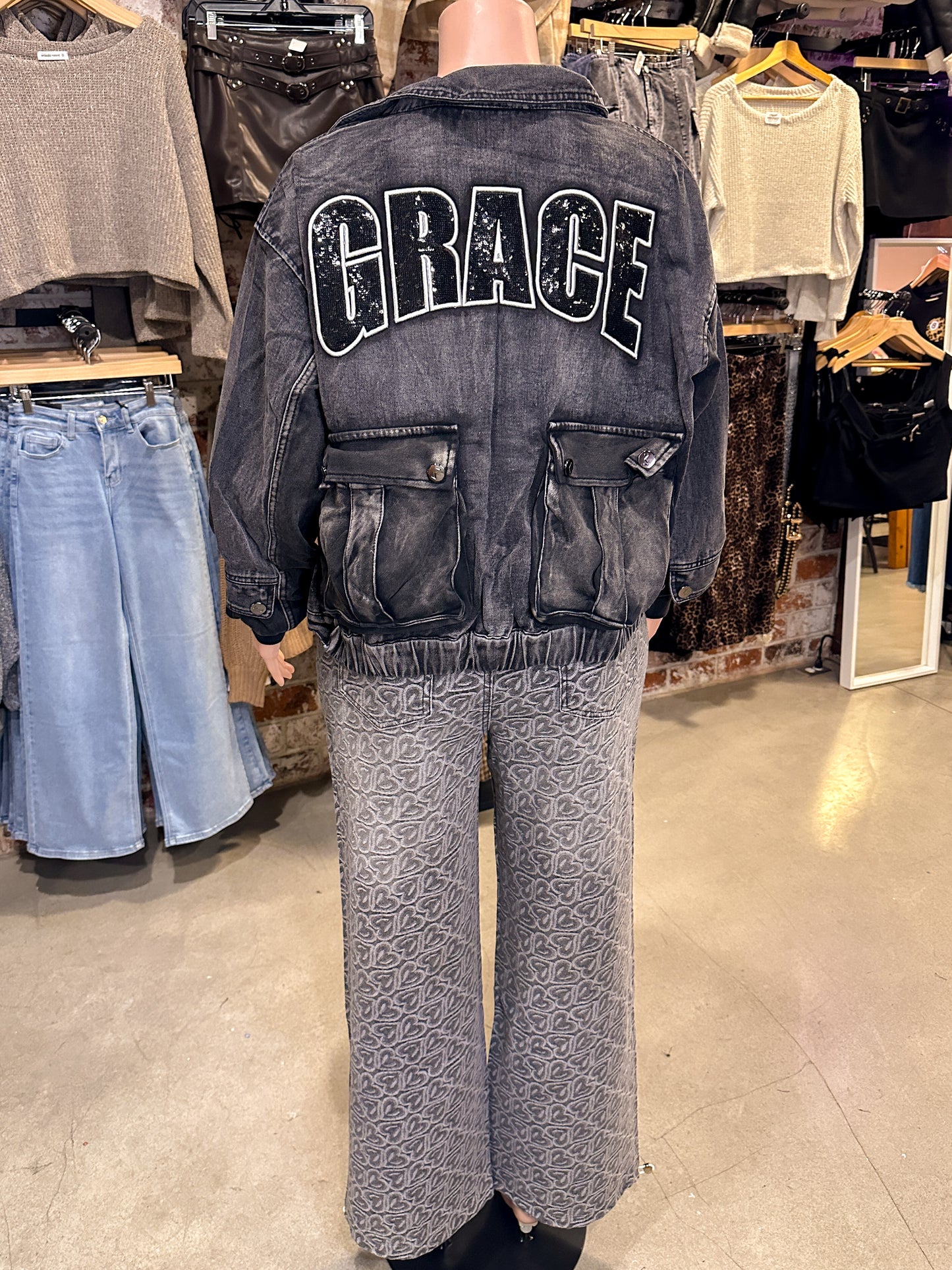 Oversized Washed Jacket