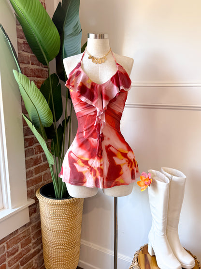 Contigo Dress (Red)