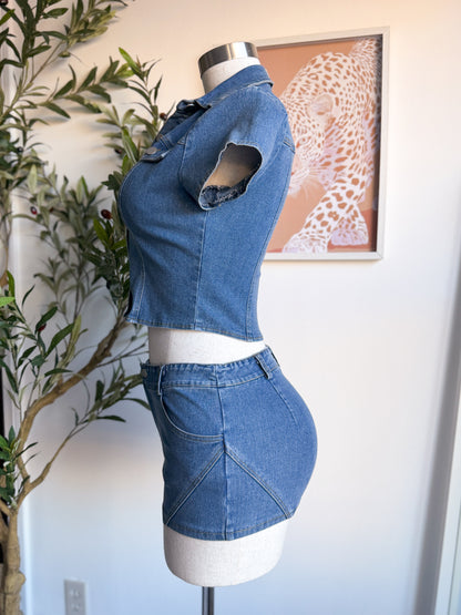 Signature Denim Set (PRE ORDER ETA 10/31)