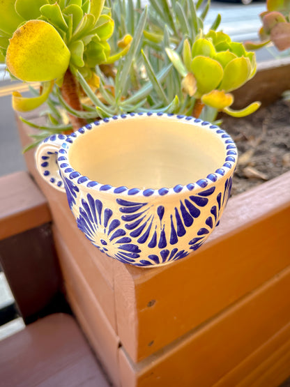 Talavera Large Regular Mug (Blue & White)