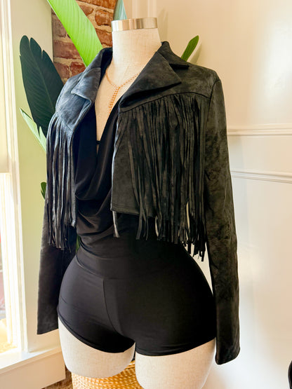 Jacket Fringe (Black)