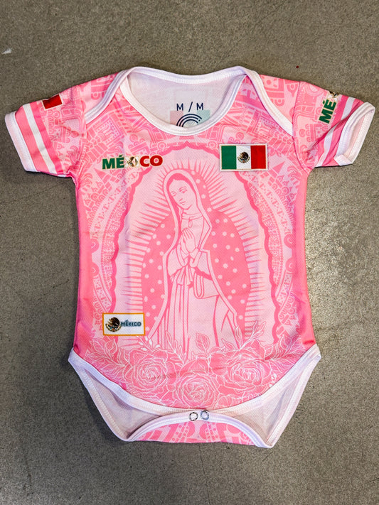 Baby Mexico Jersey Onesie (Pink)