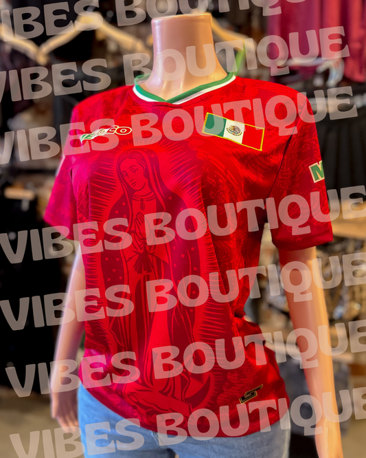 Mexico Virgen Red Jersey