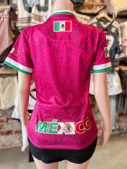 Mexico Virgen Jersey (Hot Pink)