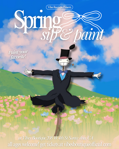 Spring Ghibli Sip & Paint (Mar 14-16)