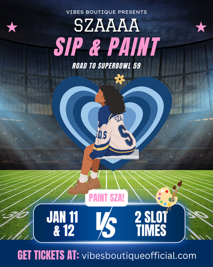 Super Bowl Sip & Paint (DRINK INCLUDED)