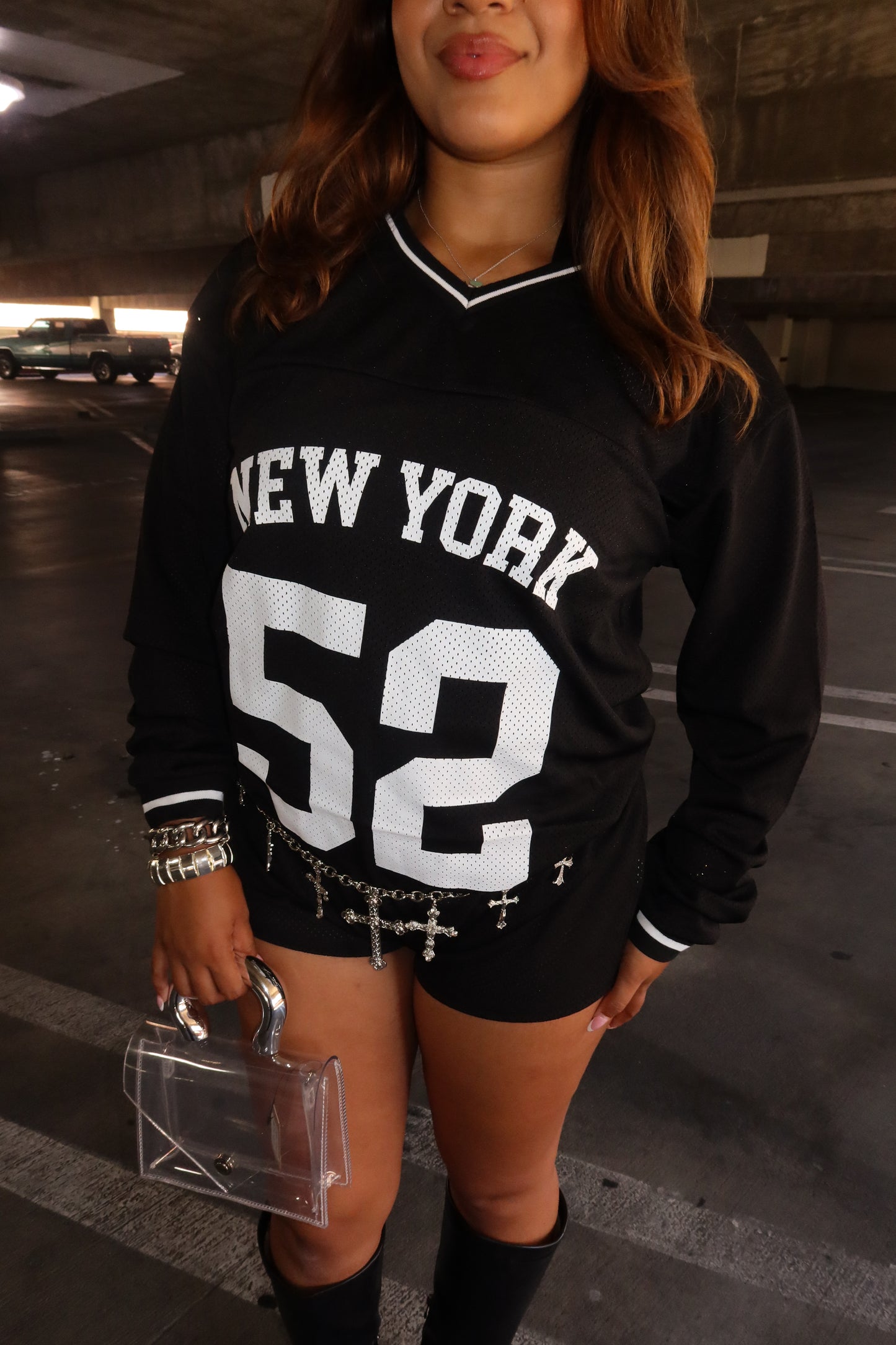 Run It Jersey Romper(Black)