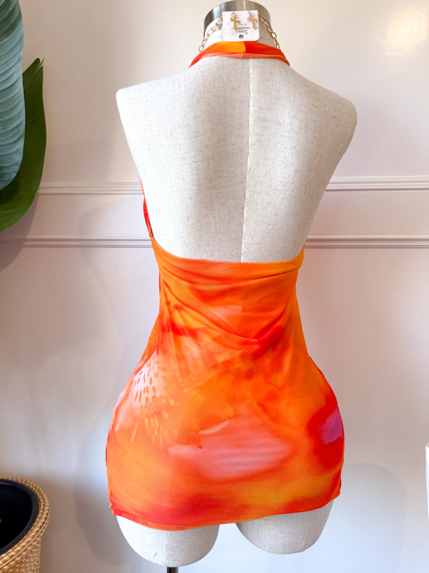 Isla Orange Dress