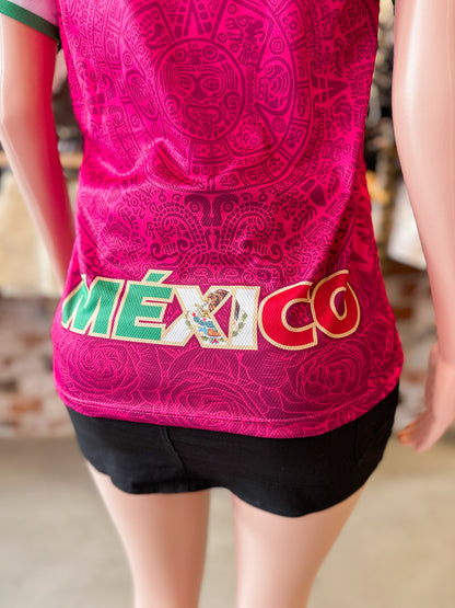 Mexico Virgen Jersey (Hot Pink)