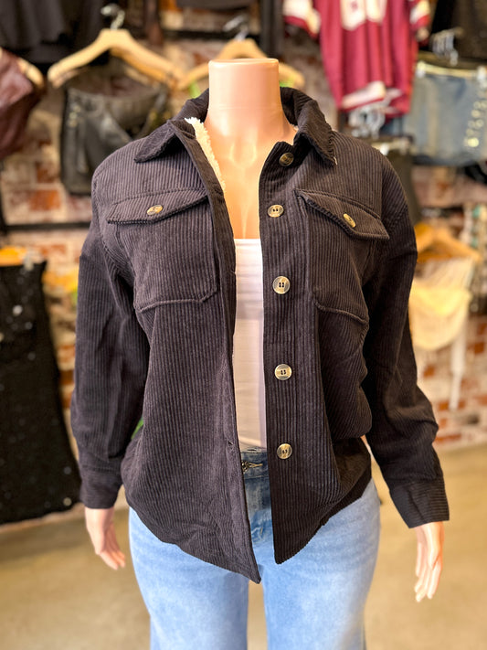 Warm Shacket (Black)