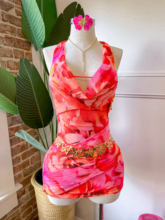 Rosa Glow Dress