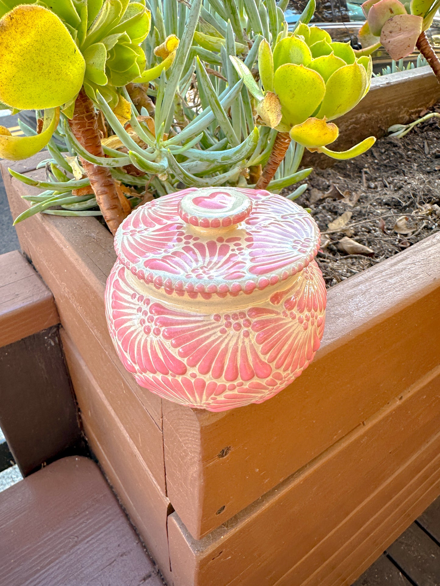 Talavera Sugar Bowl (Dusty Rose)