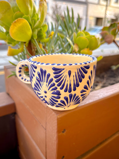 Talavera Large Regular Mug (Blue & White)