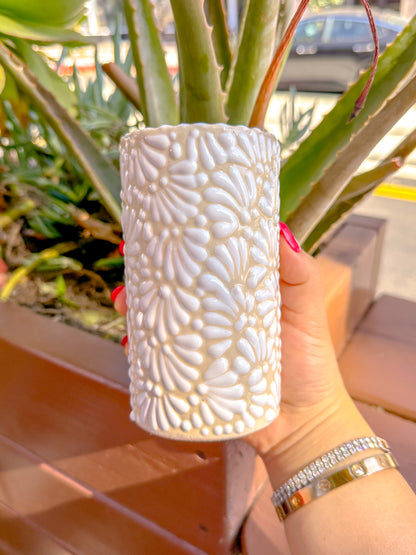 Talavera Vaso (White)