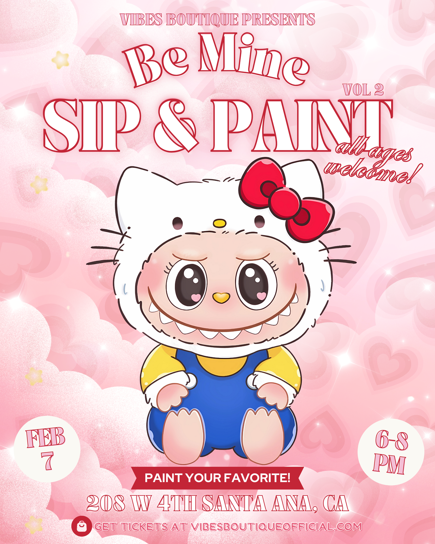 Be Mine Sip & Paint (Feb 7-9)