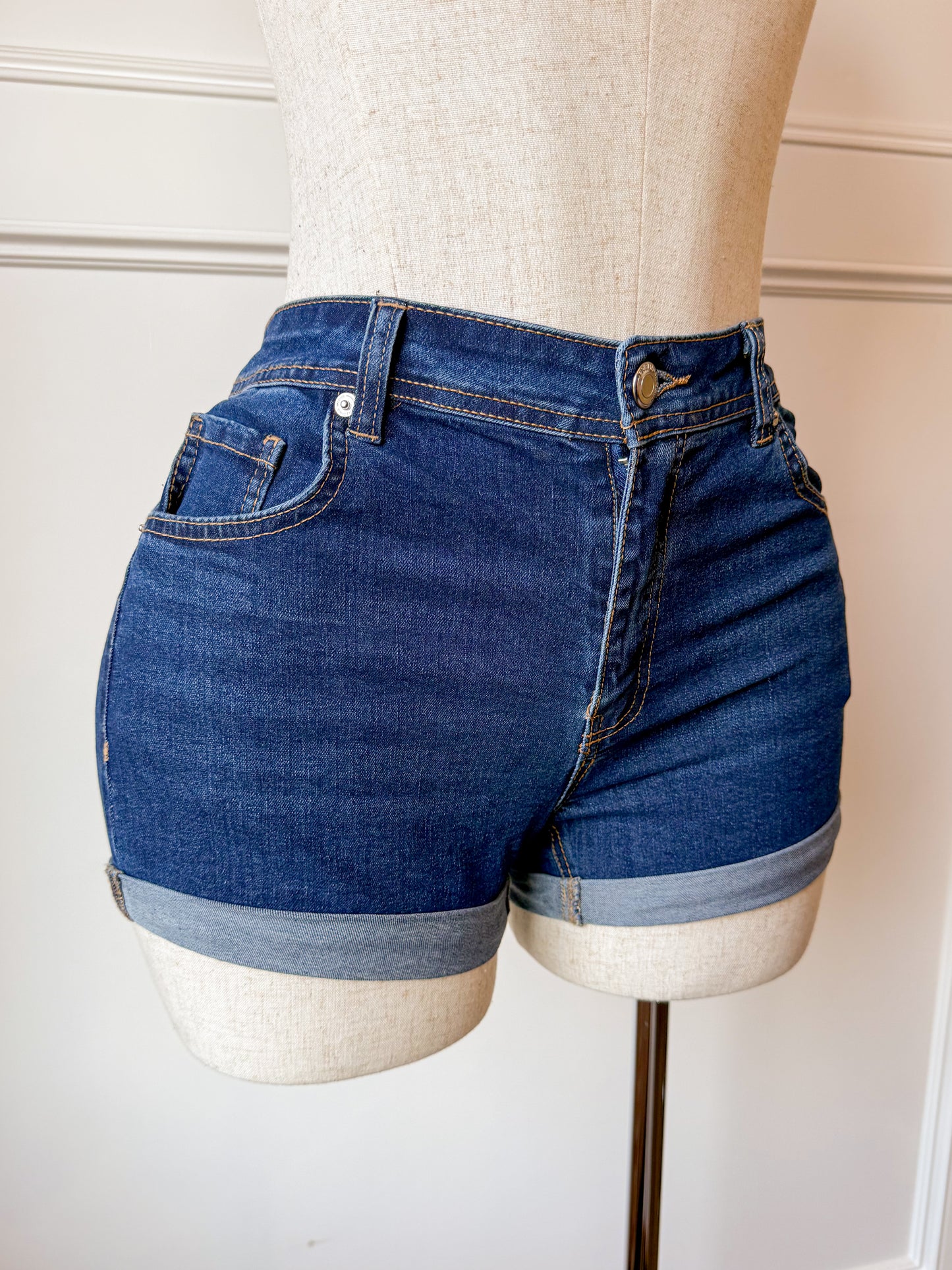 Baddie Shorts (Dark Blue)
