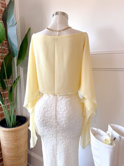 Provenza Drape Top (Yellow)