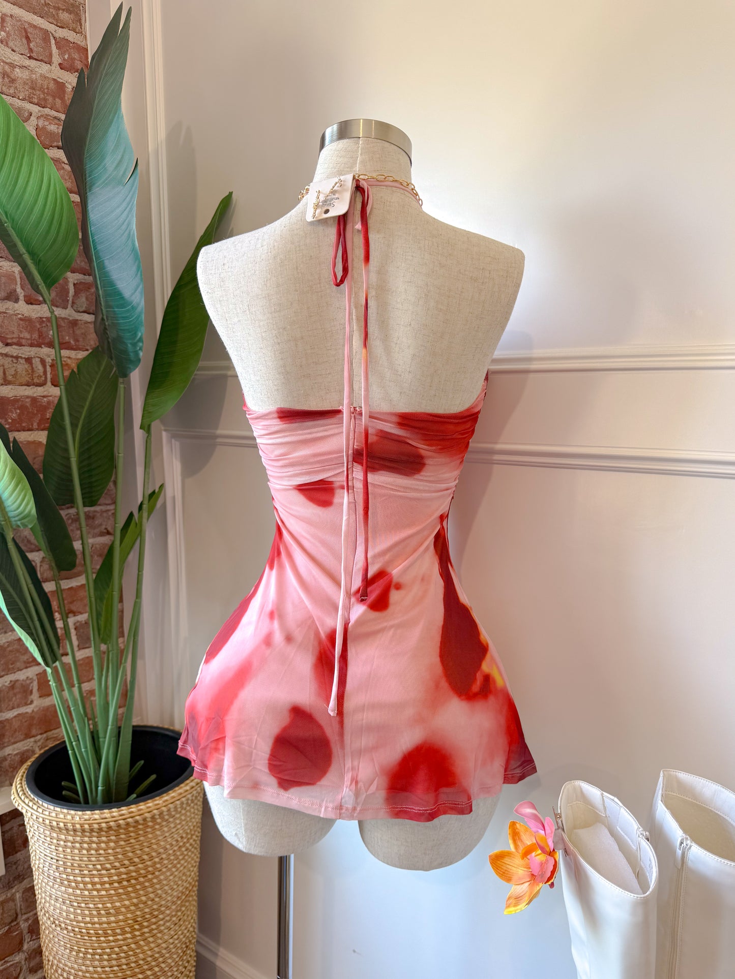 Contigo Dress (Red)