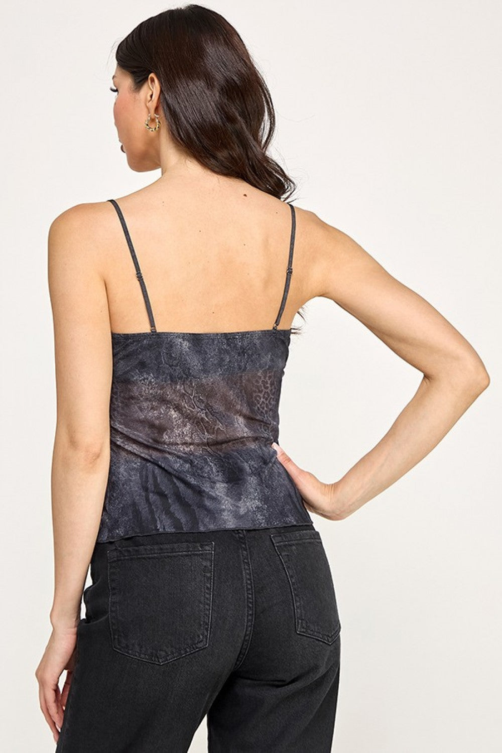 Print Open Top (Charcoal)
