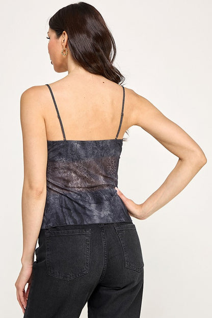 Print Open Top (Charcoal)