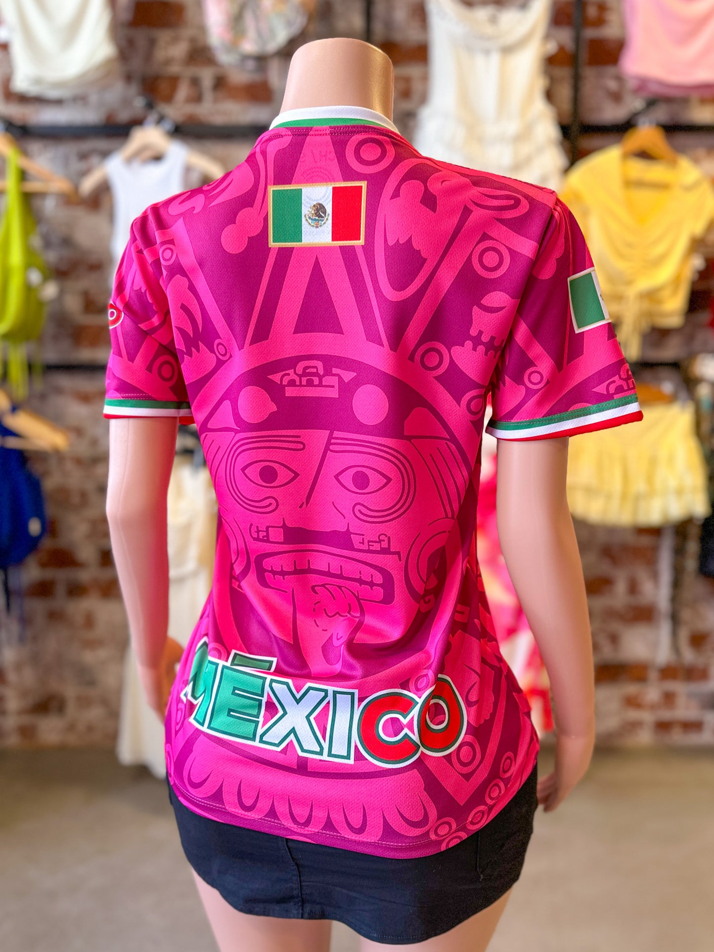 Mexico Hot Pink Azteca Jersey