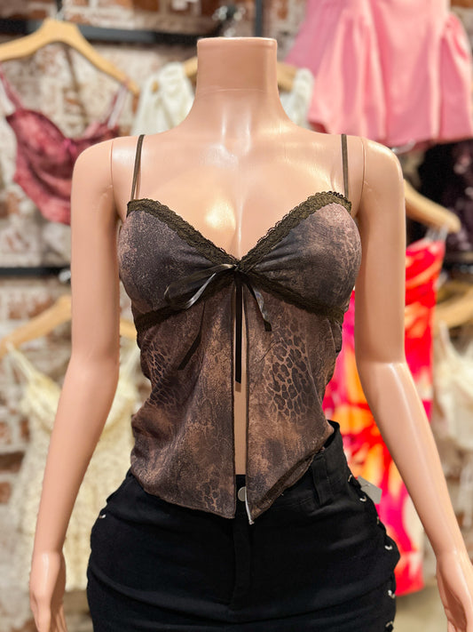 Print Open Top (Chocolate)