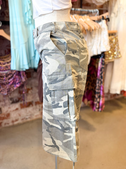 G.I. Baddie Camo Jorts
