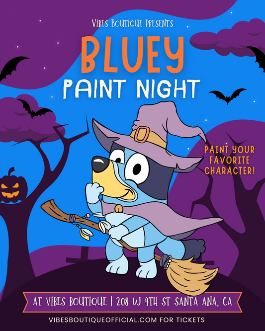 Bluey Halloween Paint Night (Oct 24-27)